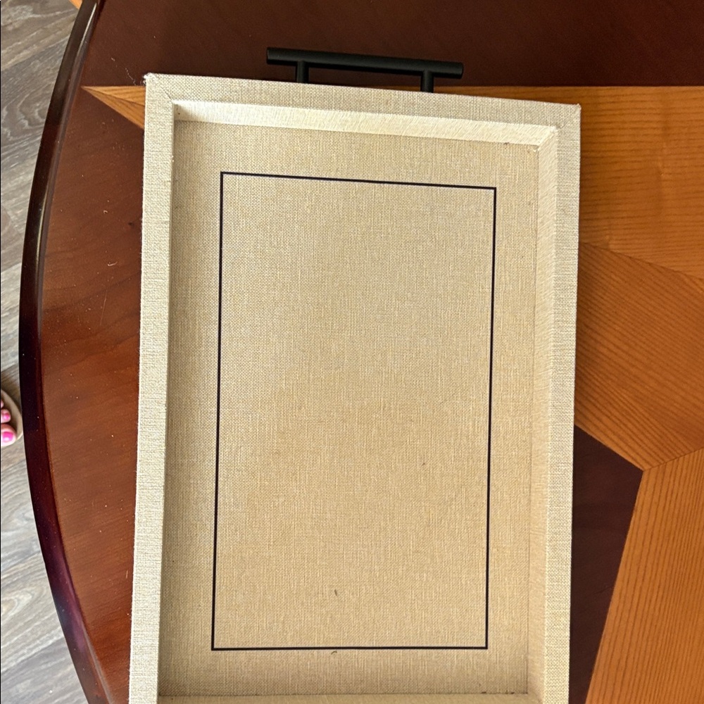 Elegant Cream Rectangular Tray